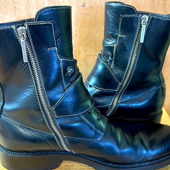 Donald j Pliner men’s size 11 dress/casual boots 9” w/zippers like new - Picture 7 of 9